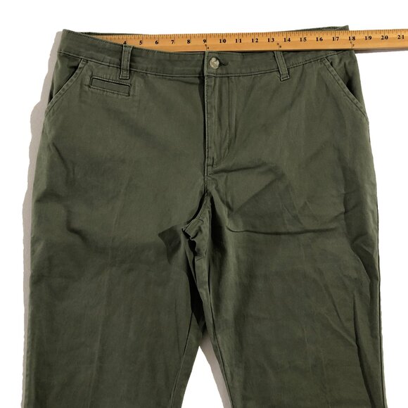 Riders by Lee Pants Womens Size 16M Sage Straight Chino - Picture 4 of 10